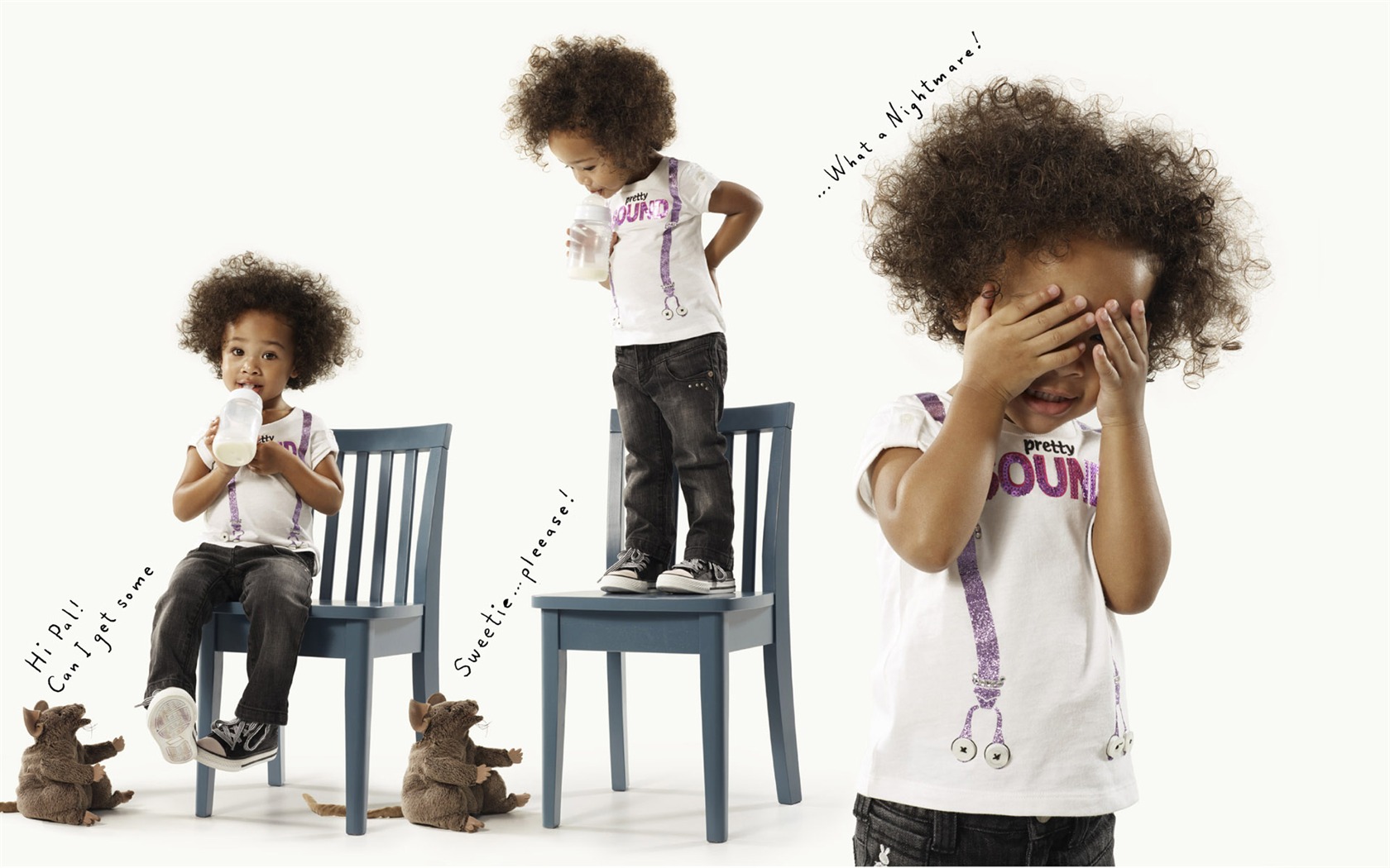 Colorful Children's Fashion Wallpaper (2) #7 - 1680x1050