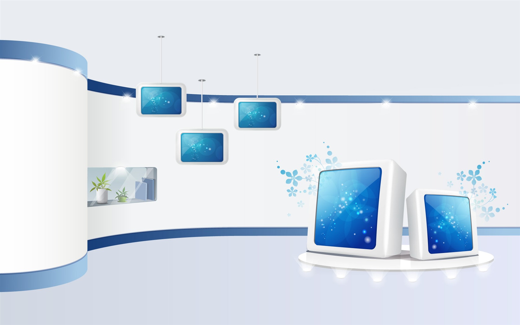 Vector doma tapety (2) #13 - 1680x1050
