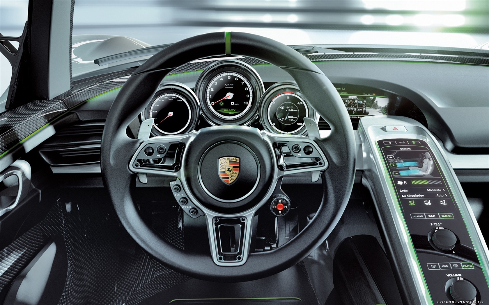 Concept Car Porsche 918 Spyder - 2010 保時捷 #10 - 1680x1050