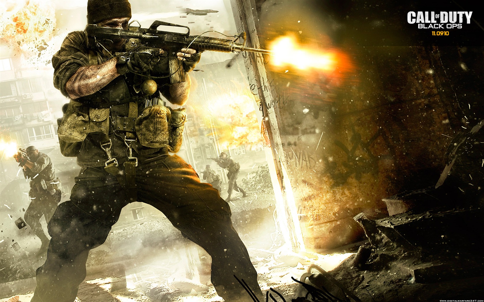 Call of Duty: Negro Ops fondos de escritorio de alta definición (2) #7 - 1680x1050