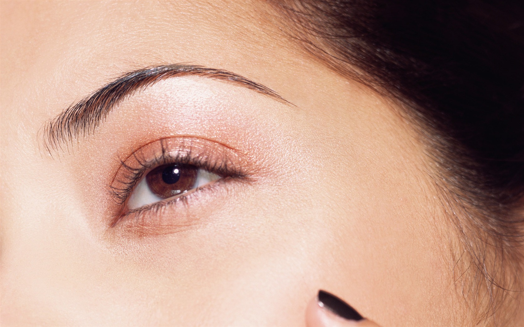 Women face close-up wallpaper (1) #11 - 1680x1050