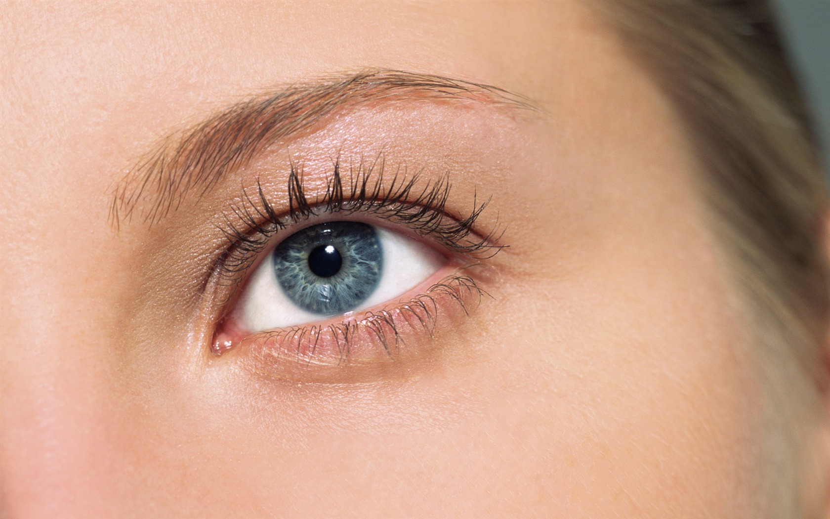 Women face close-up wallpaper (1) #16 - 1680x1050
