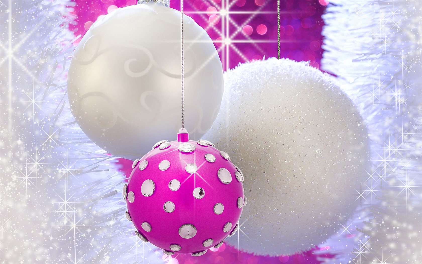 Christmas balls wallpaper (4) #19 - 1680x1050