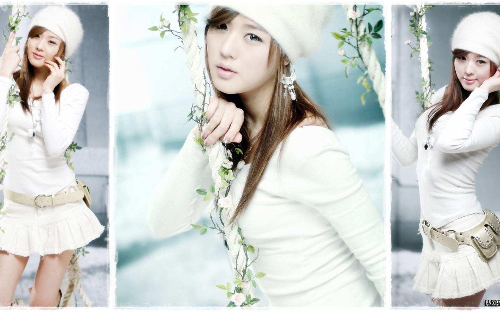 韓國車展模特 Hwang Mi Hee & Song Jina #12 - 1680x1050