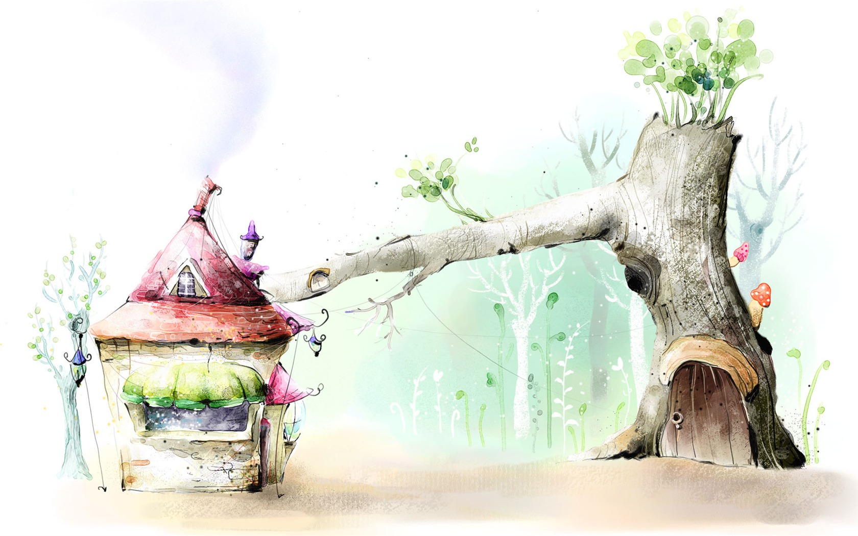 Ručně malované-Fantasy Tapety na plochu (5) #2 - 1680x1050