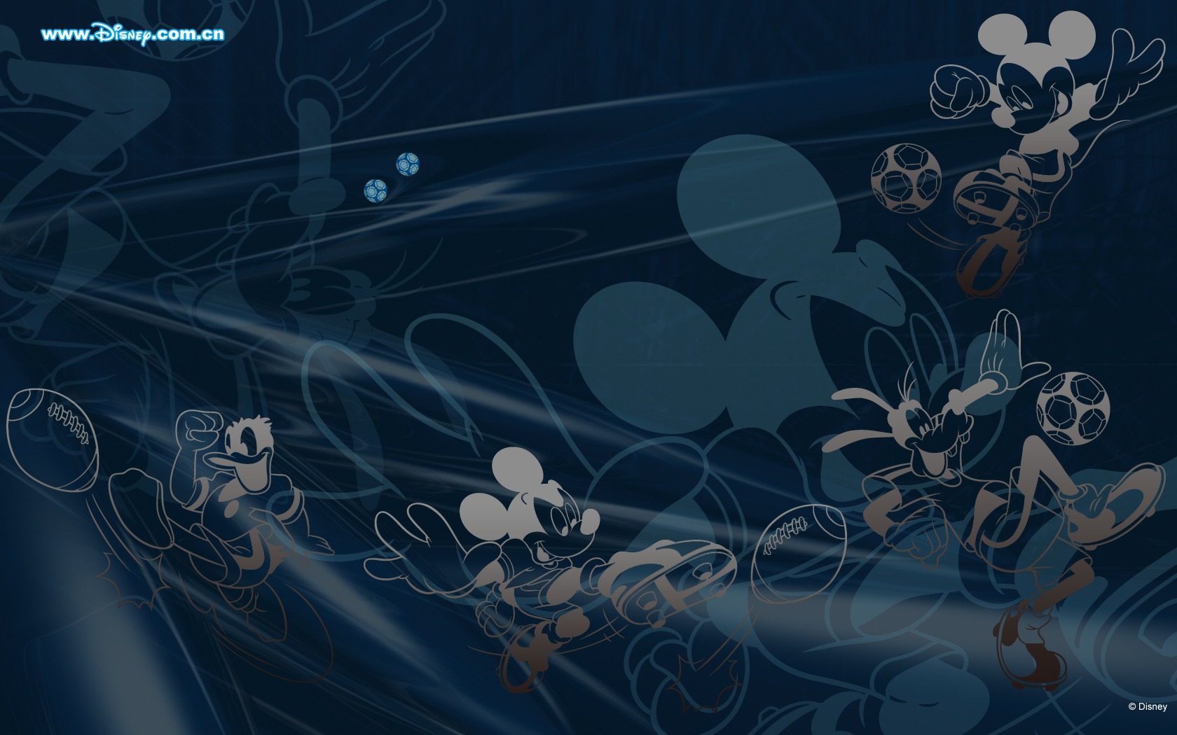 Disney-Zeichentrickfilm Mickey Wallpaper (1) #7 - 1680x1050