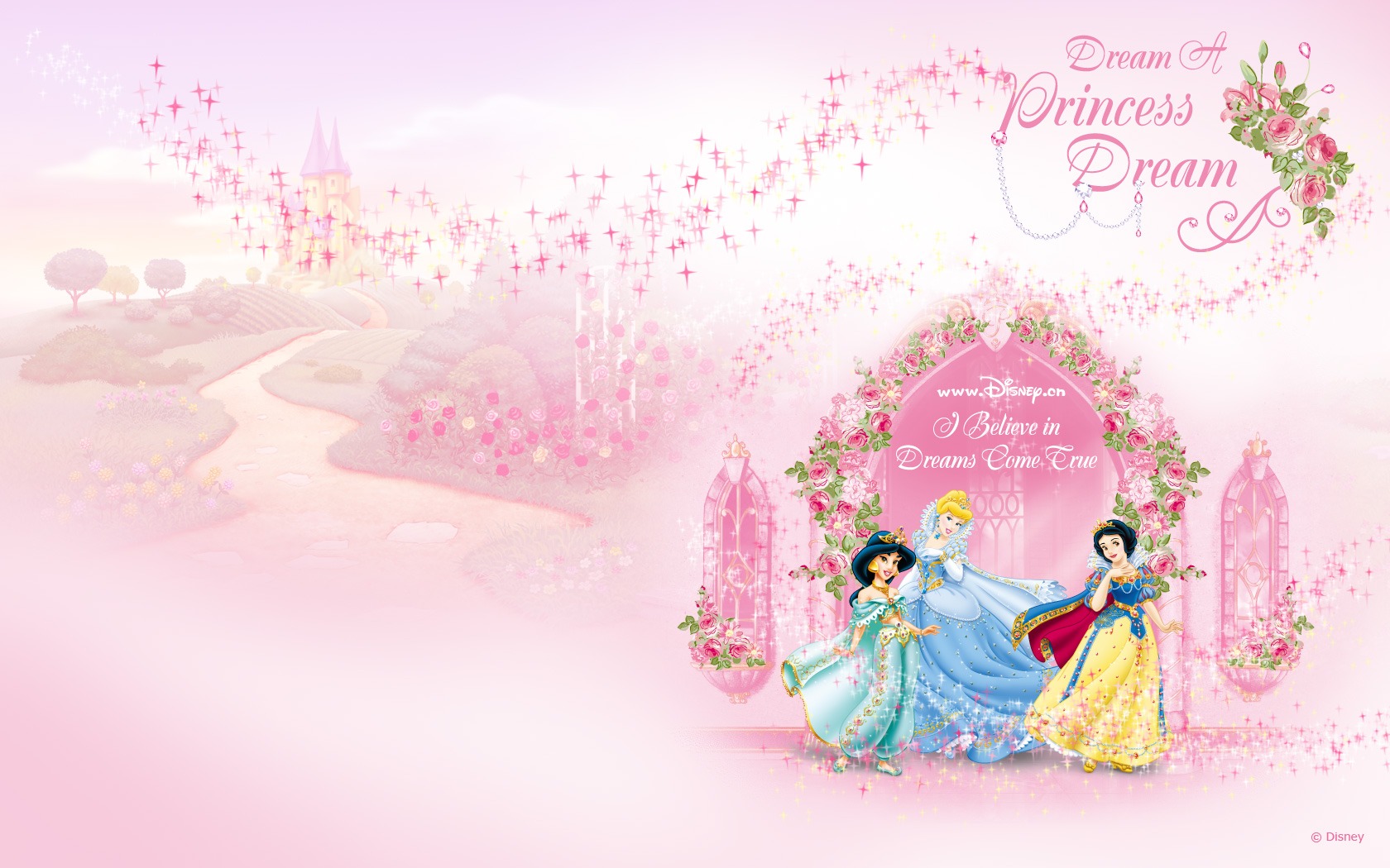 Princezna Disney karikatury tapety (1) #2 - 1680x1050