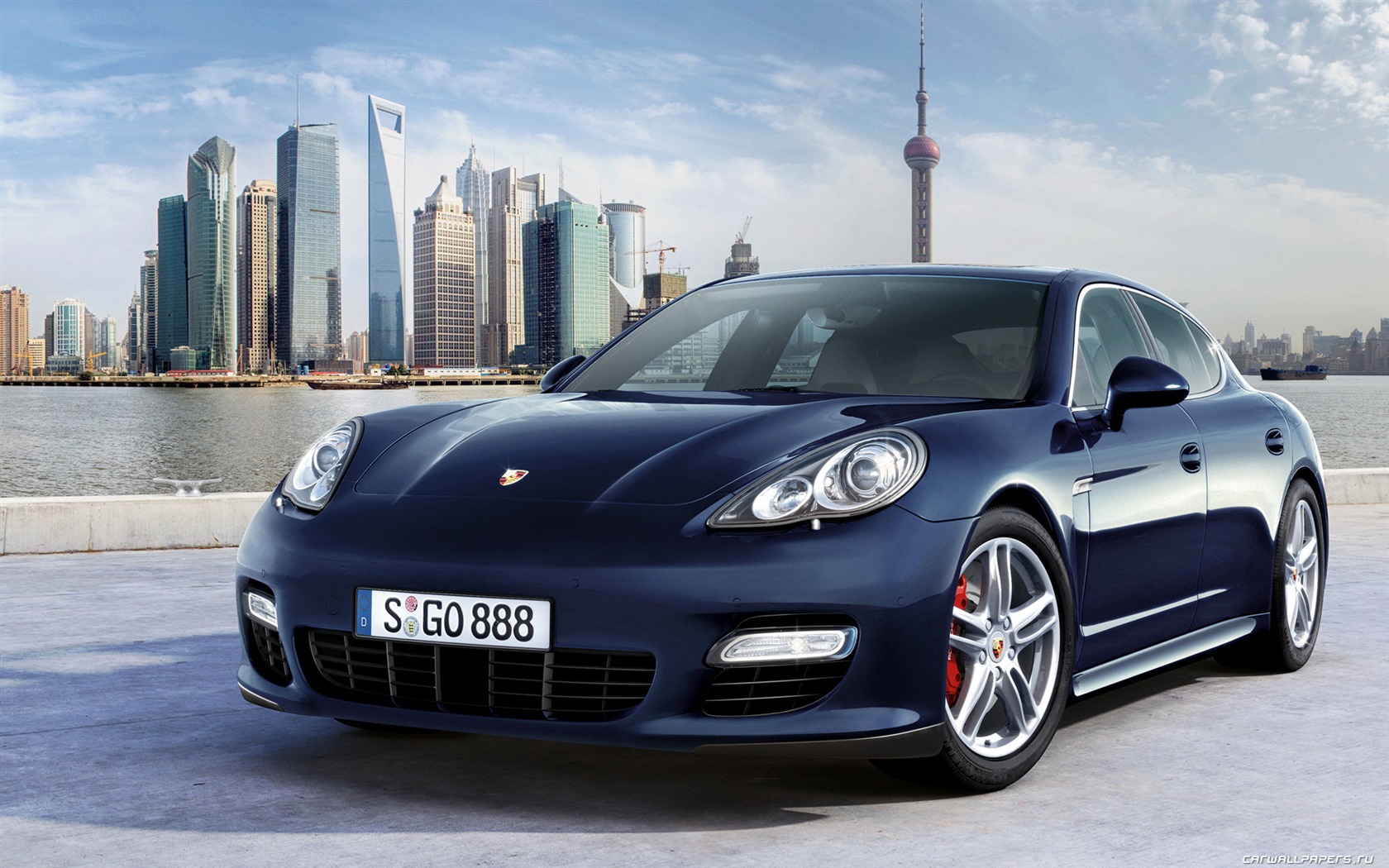 Porsche Panamera Turbo - 2009 HD wallpaper #1 - 1680x1050