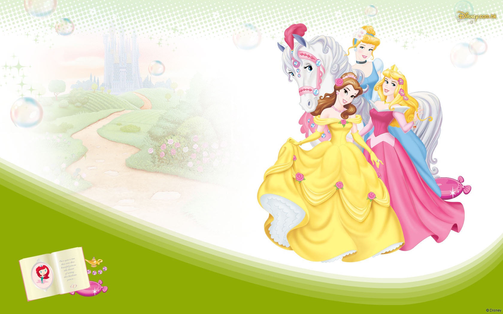 Princess Disney cartoon wallpaper (4) #2 - 1680x1050