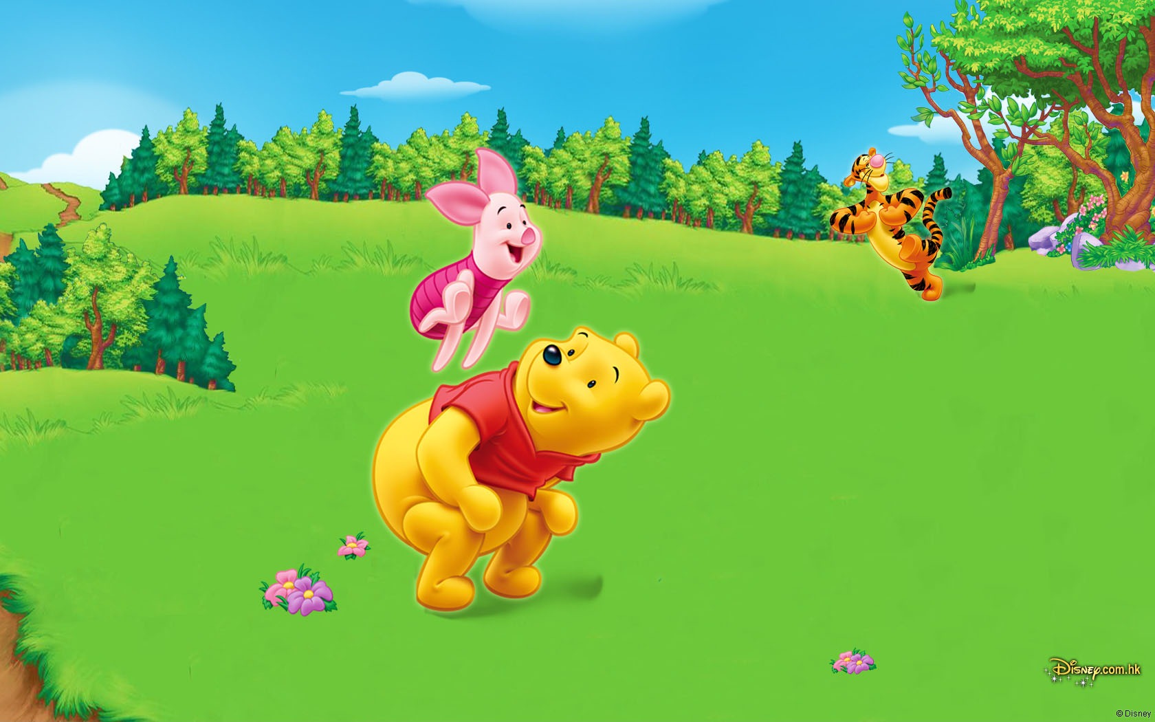 Walt Disney de dibujos animados de Winnie the Pooh fondo de pantalla (2) #23 - 1680x1050