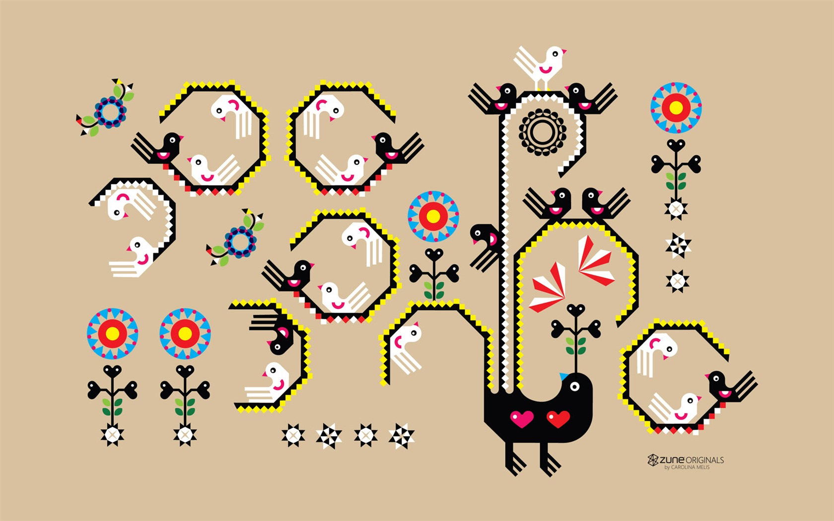 ZUNE Cartoon tapety #19 - 1680x1050