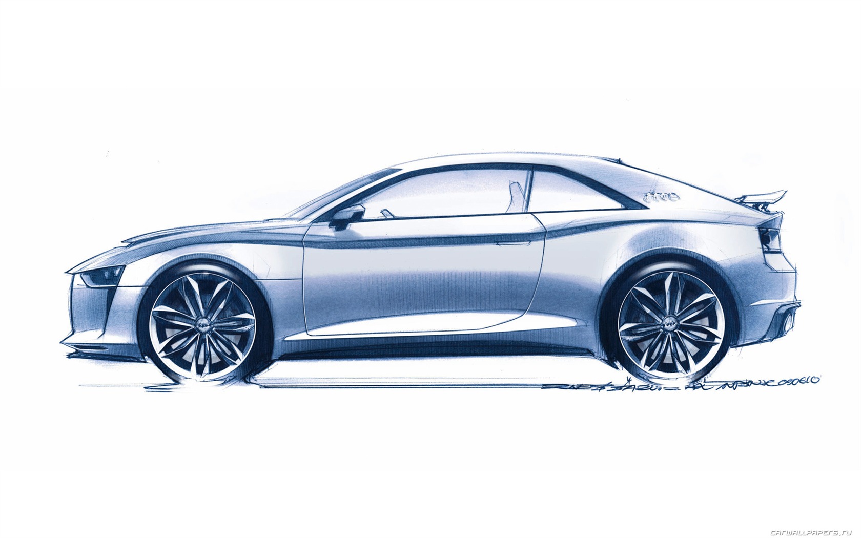 Concept Car Audi quattro - 2010 HD tapetu #21 - 1680x1050