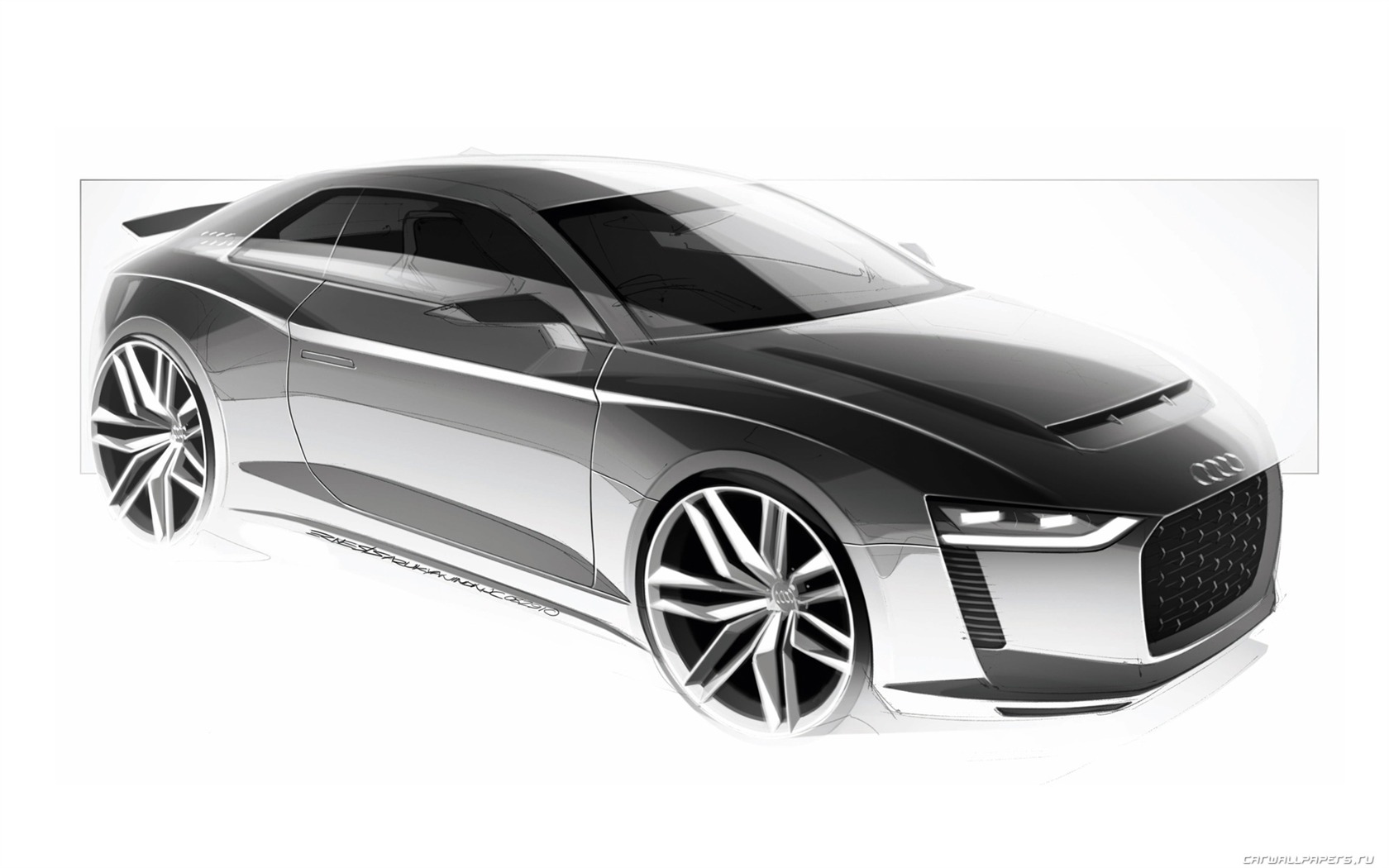 Concept Car Audi quattro - 2010 HD tapetu #24 - 1680x1050