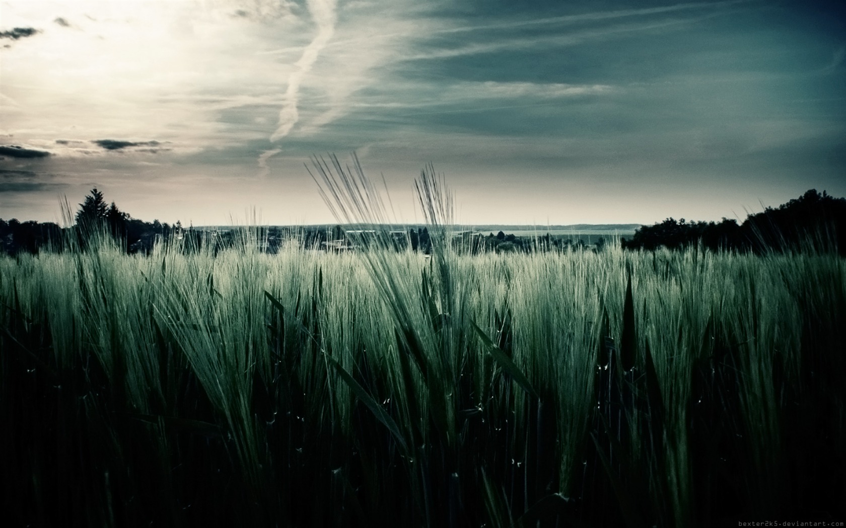 Dark color landscape wallpaper (2) #5 - 1680x1050