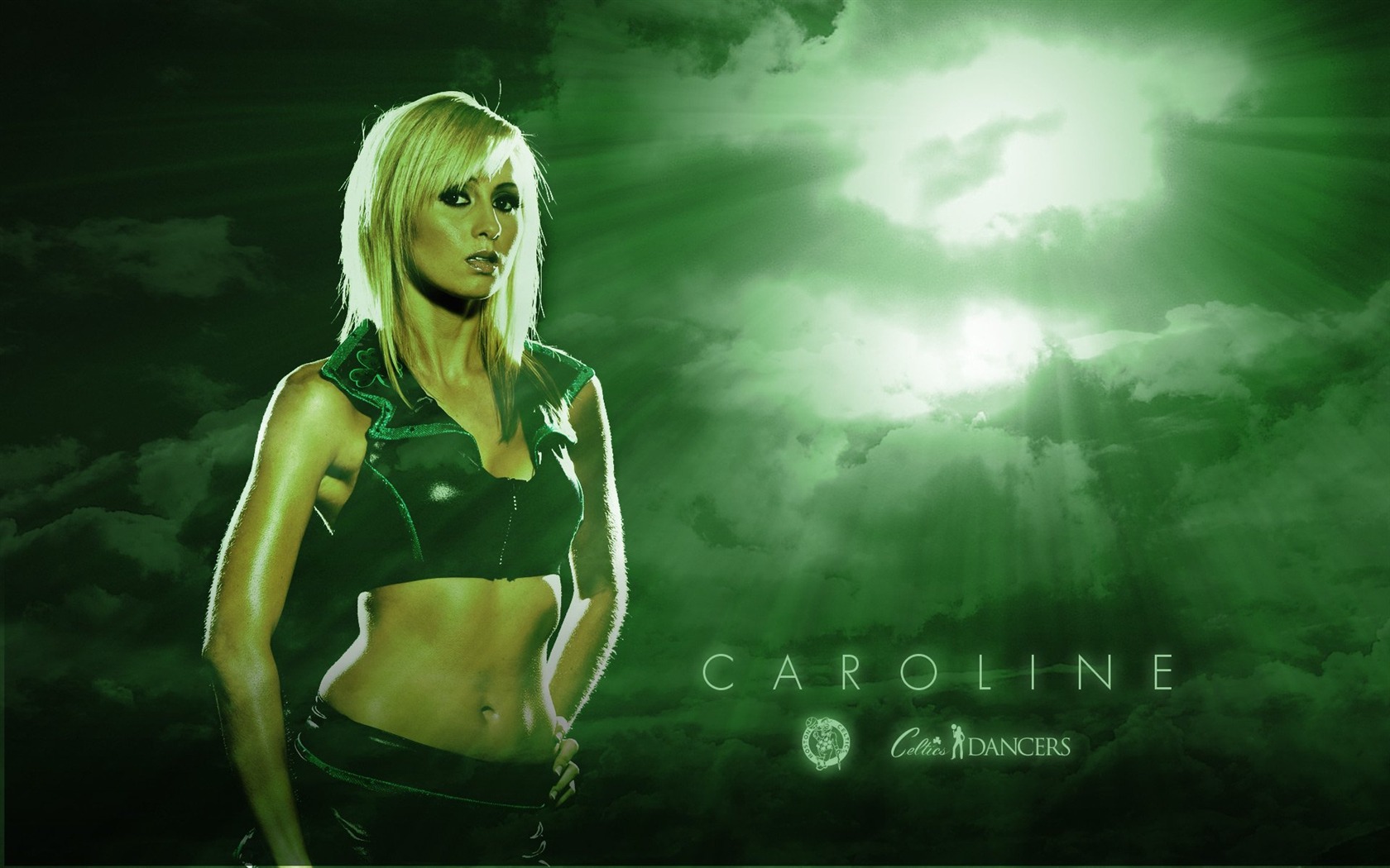 NBA Saison 2010-11, die Celtics Cheerleader Tapete #7 - 1680x1050