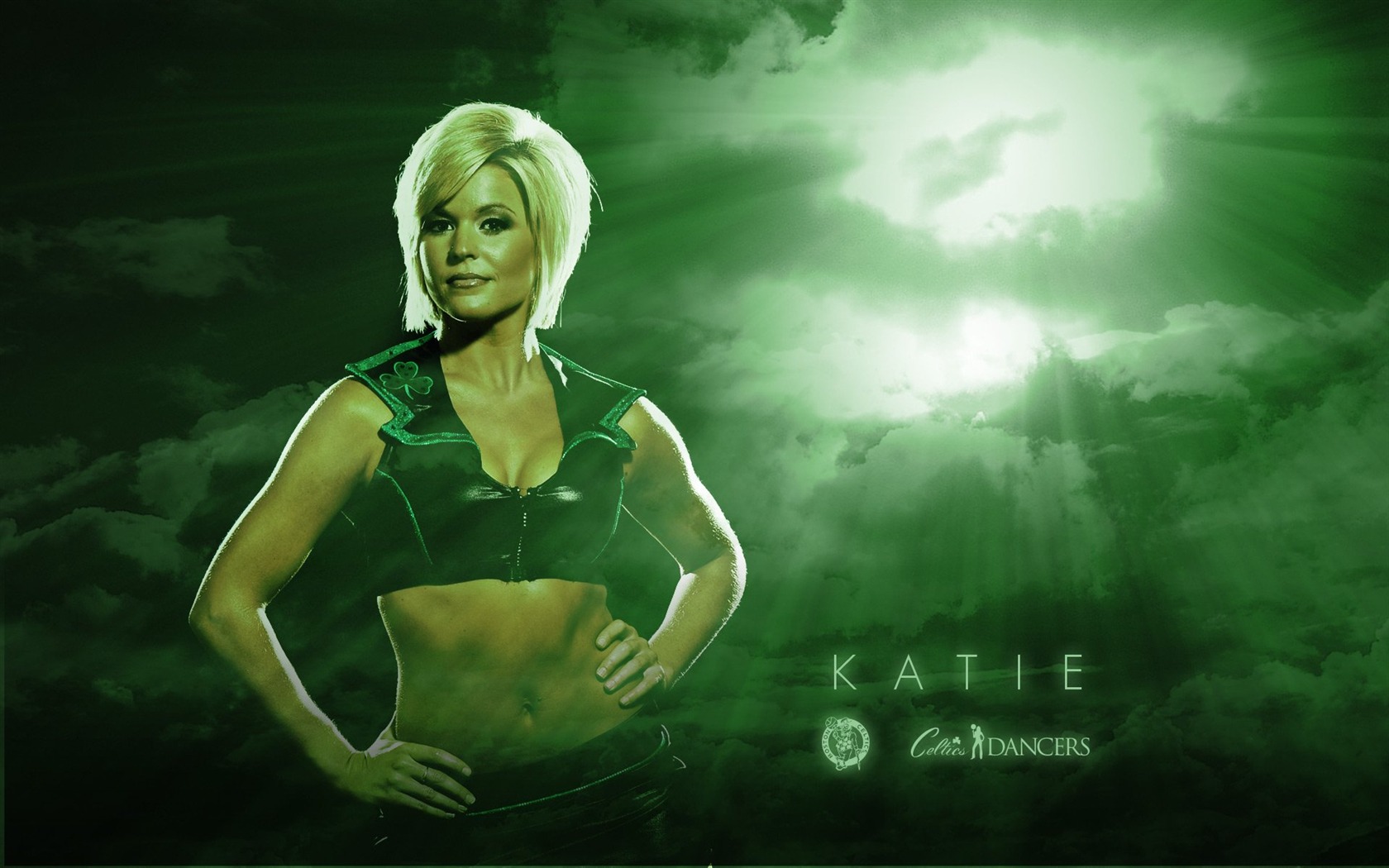 NBA Saison 2010-11, die Celtics Cheerleader Tapete #14 - 1680x1050