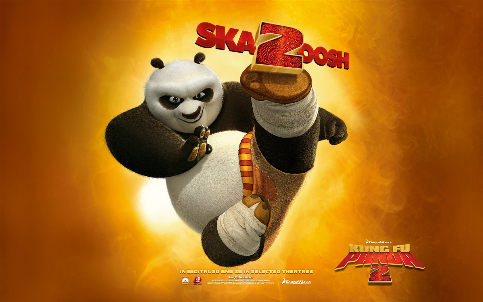 Kung Fu Panda 2 HD tapety na plochu #1 - 1680x1050