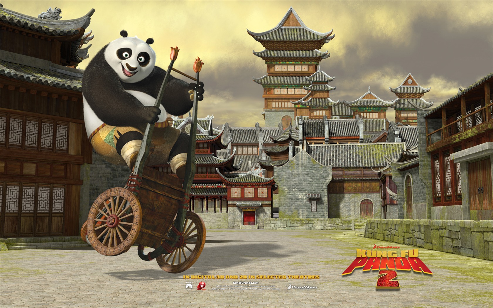 Kung Fu Panda 2 HD tapety na plochu #8 - 1680x1050