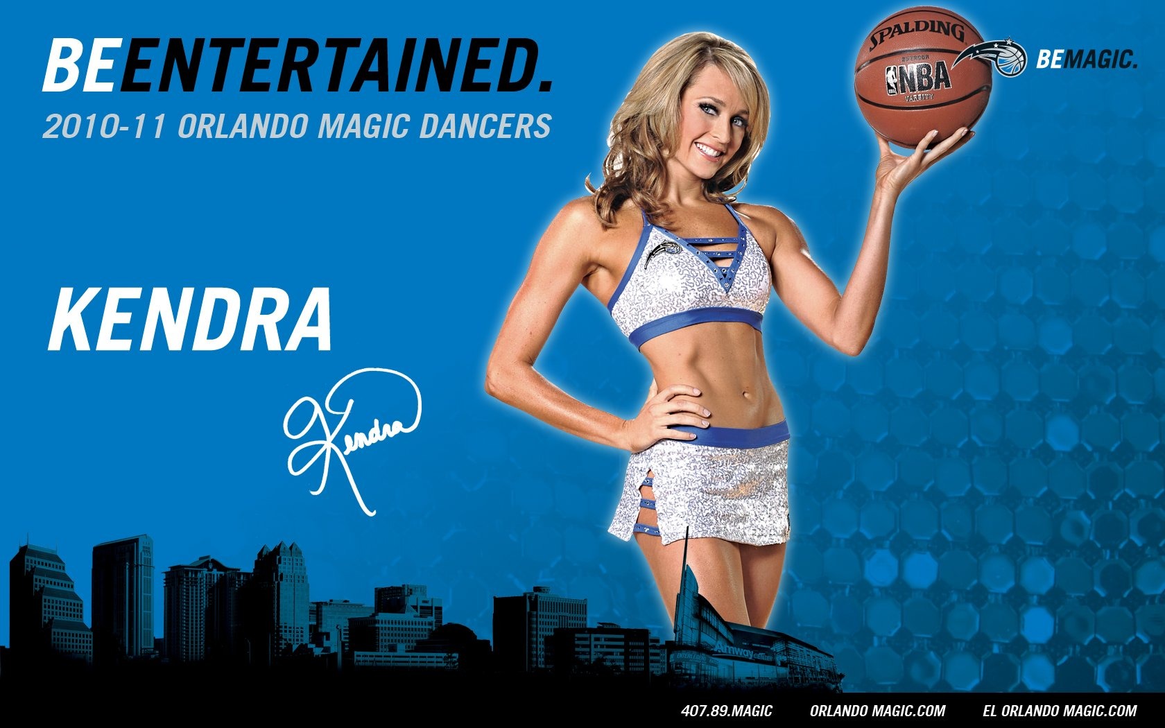 NBA 2010-11 season, the Magic cheerleaders wallpaper #1 - 1680x1050