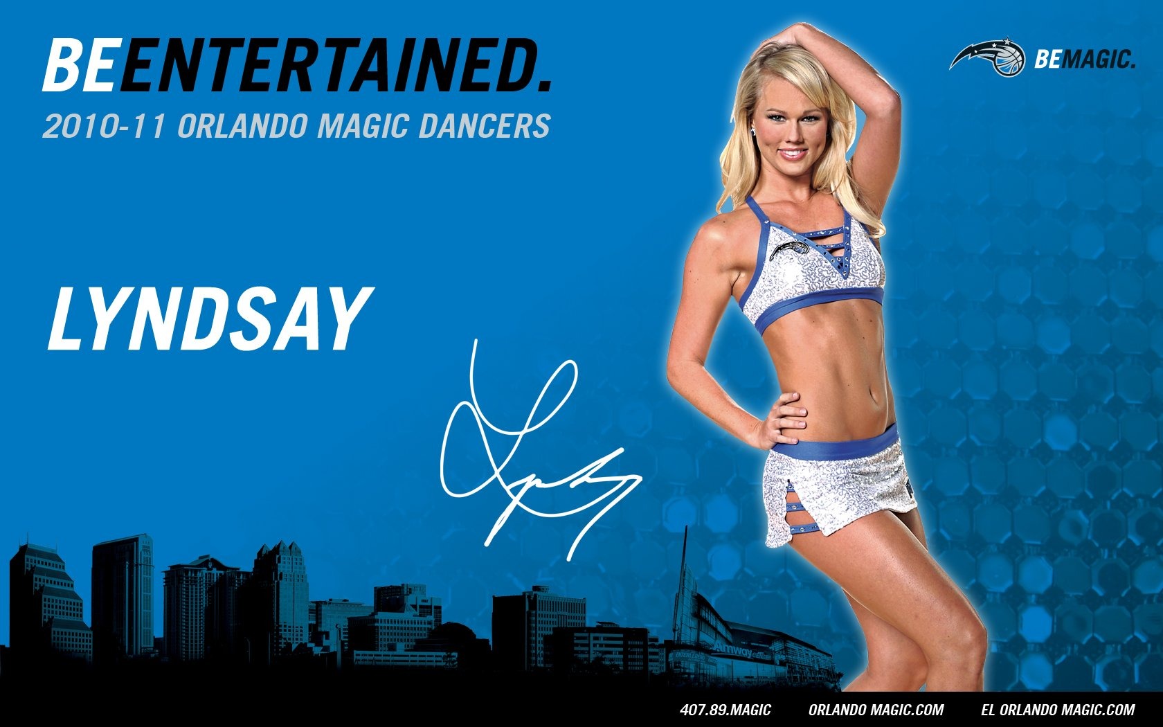 NBA Saison 2010-11, die Magic Cheerleader Tapete #13 - 1680x1050