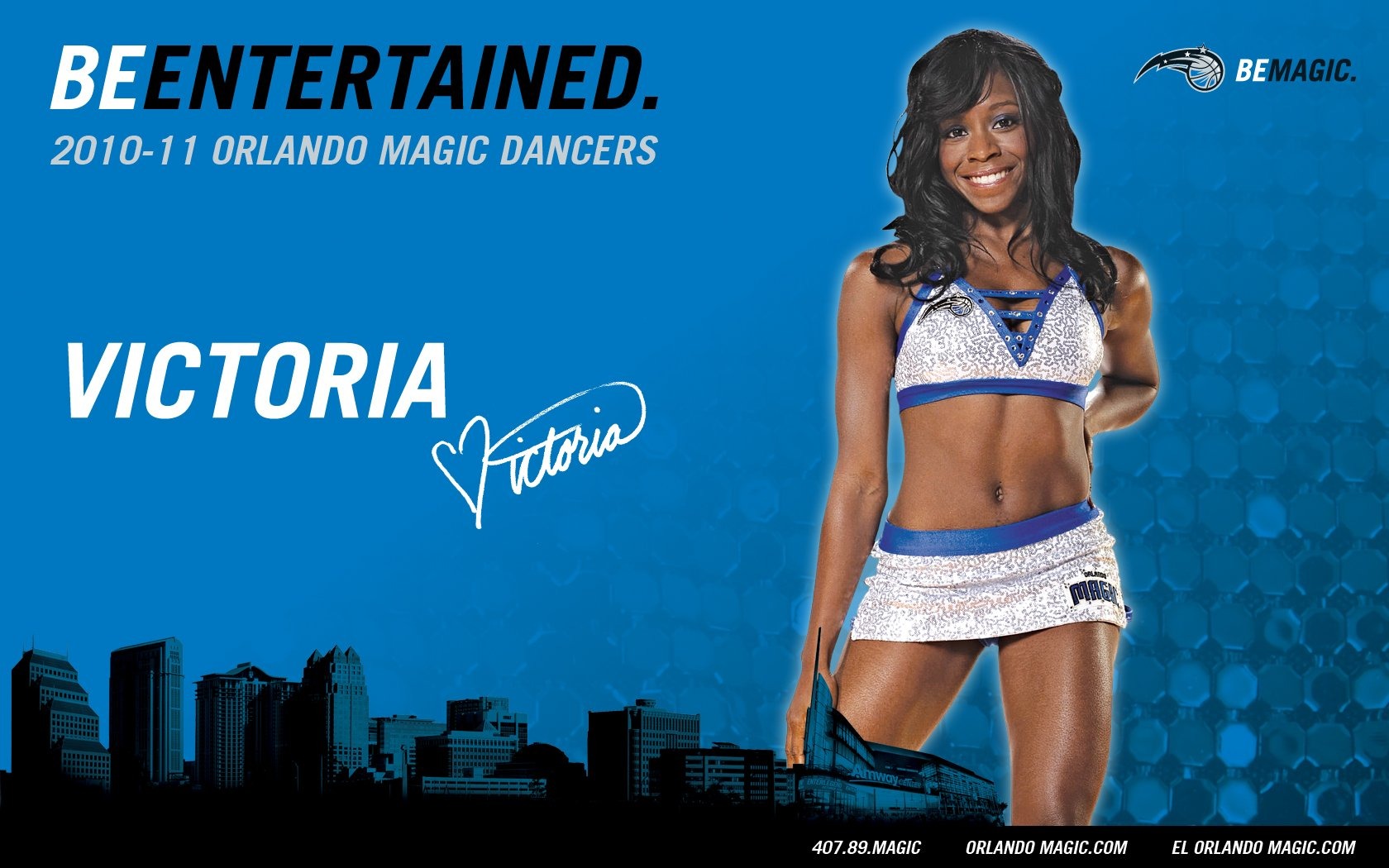 NBA la saison 2010-11, le Magic cheerleaders fond d'écran #19 - 1680x1050