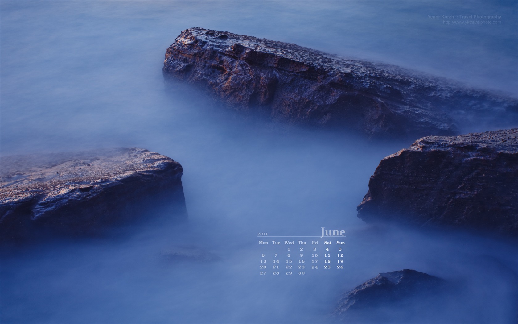 2011年6月 月曆壁紙(一) #5 - 1680x1050