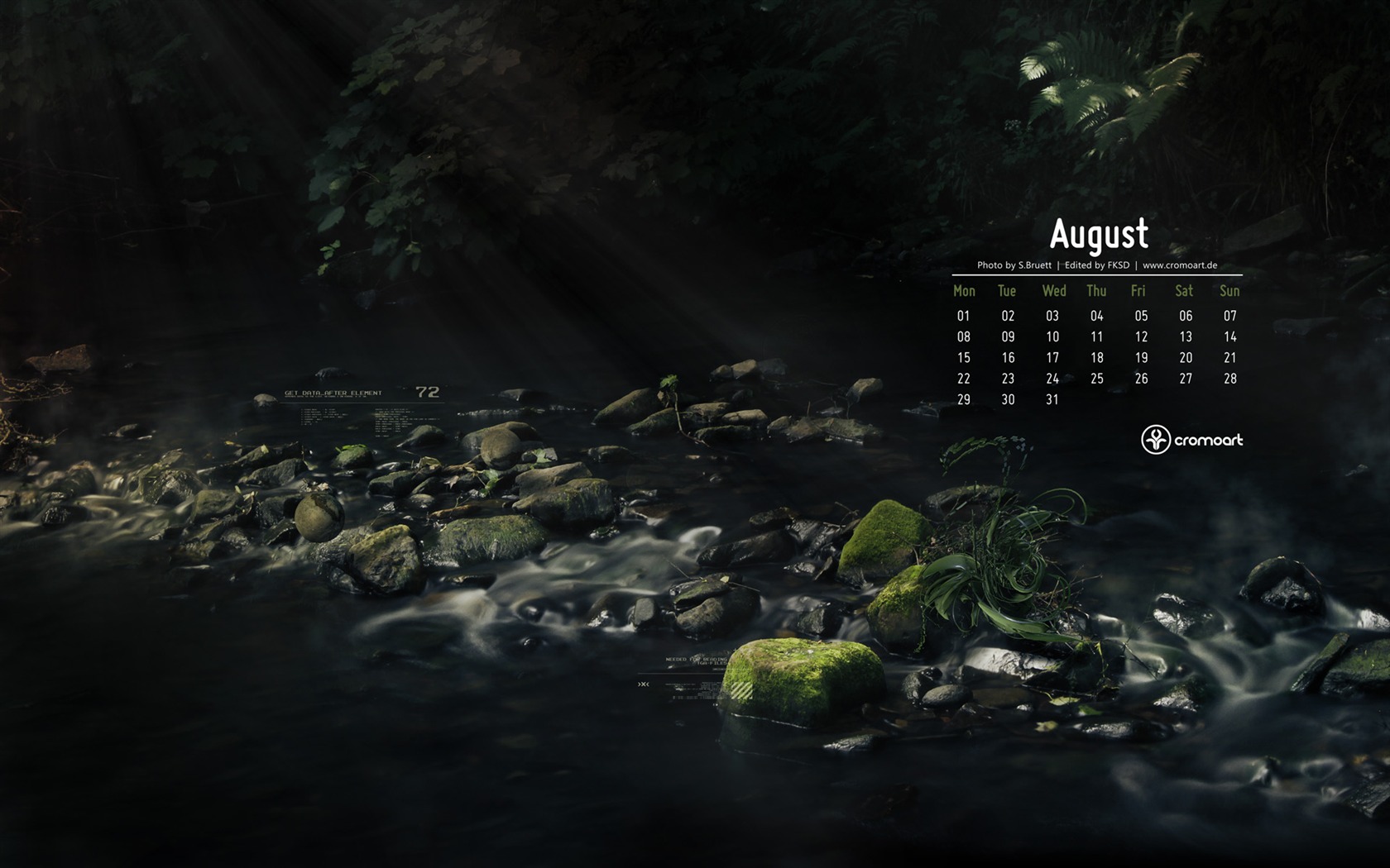 August 2011 Kalender Wallpaper (2) #20 - 1680x1050