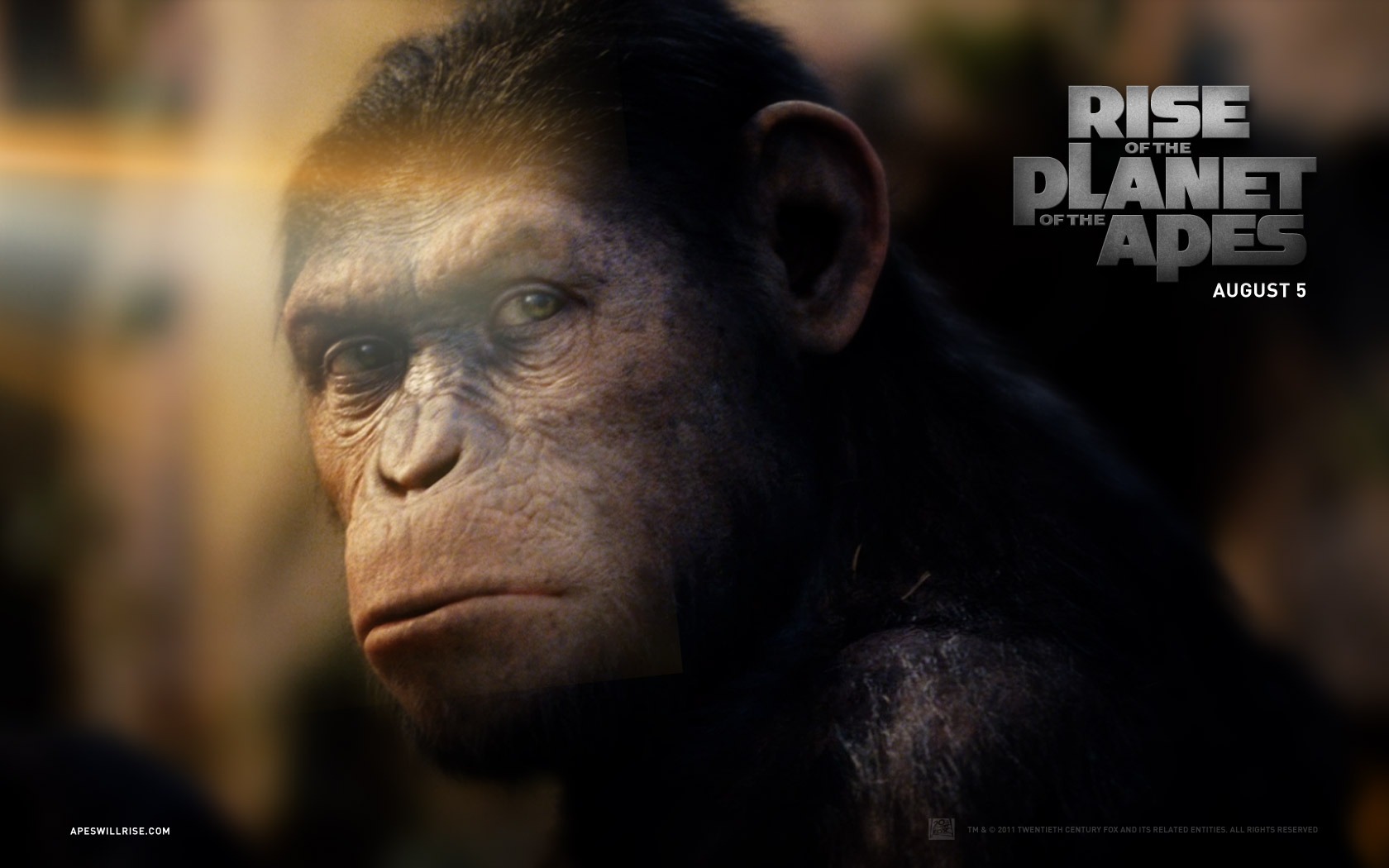 Rise of the Planet of the Apes 猿族崛起壁紙專輯 #2 - 1680x1050