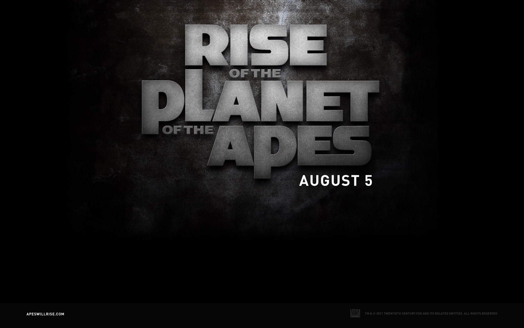 Rise of Planet of the Apes tapet #7 - 1680x1050