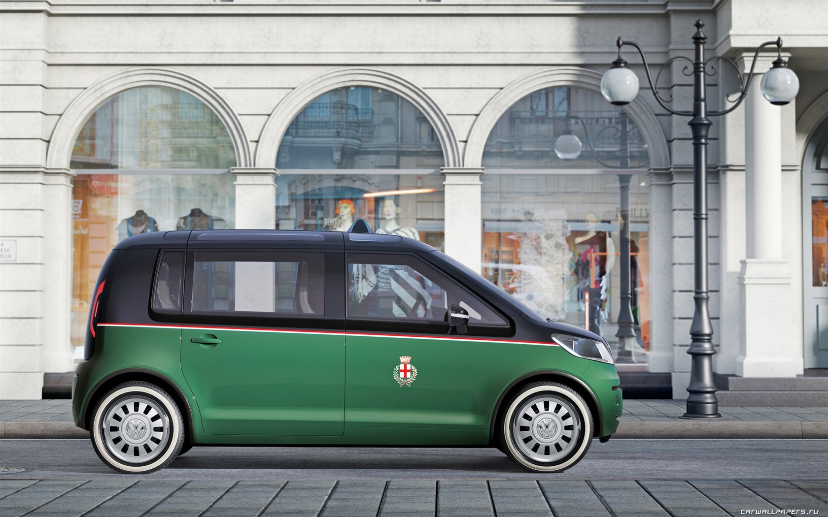 Volkswagen Concept Car Milano Taxi - 2010 HD tapety na plochu #6 - 1680x1050