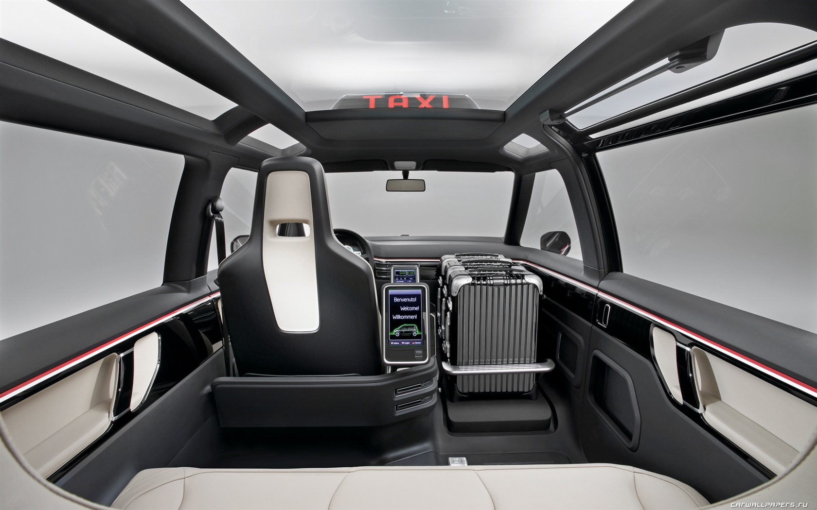 Volkswagen Concept Car Milano Taxi - 2010 HD tapety na plochu #13 - 1680x1050