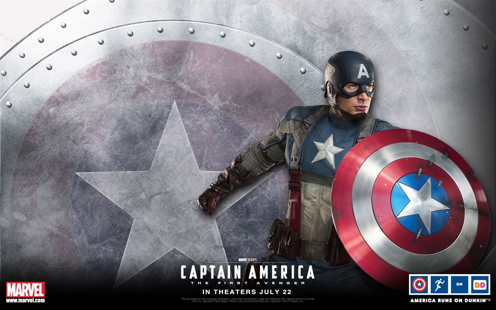Kapitán Amerika: První Avenger HD tapety na plochu #6 - 1680x1050