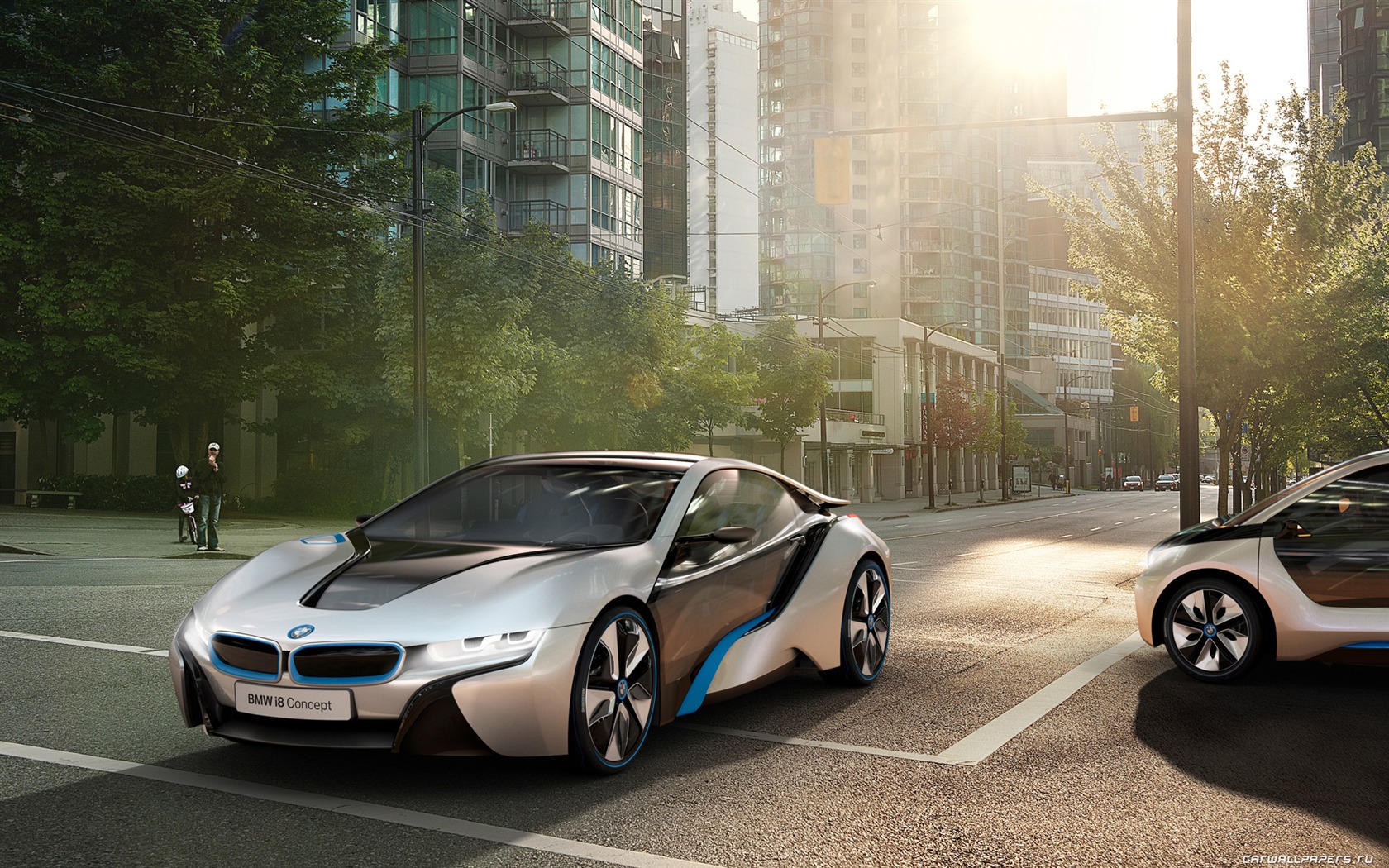 BMW i8 개념 - 2011의 HD 배경 화면 #12 - 1680x1050