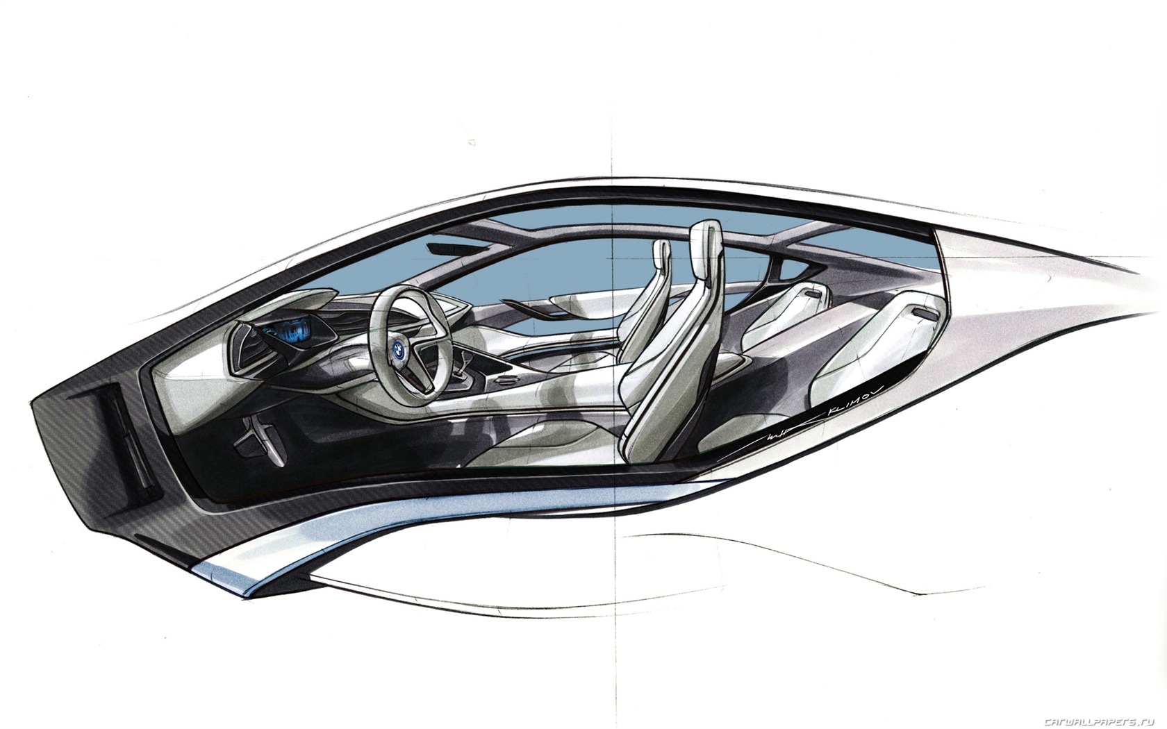 BMW i8 Concepto - 2011 fondos de pantalla HD #44 - 1680x1050