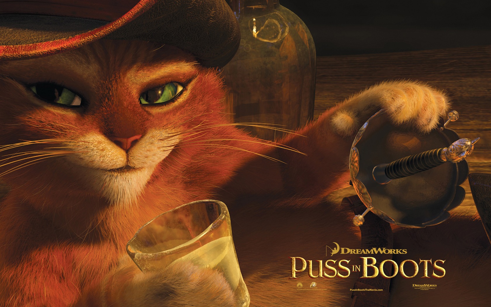 Puss in wallpapers HD Bottes #4 - 1680x1050