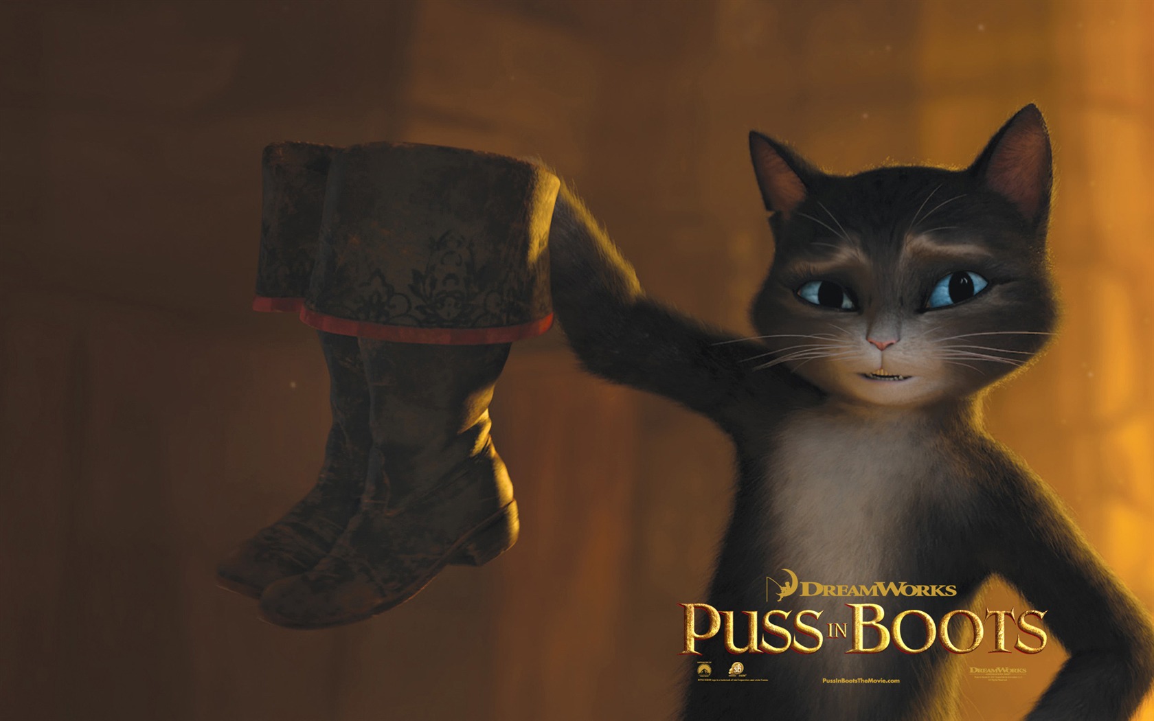 Puss in wallpapers HD Bottes #7 - 1680x1050
