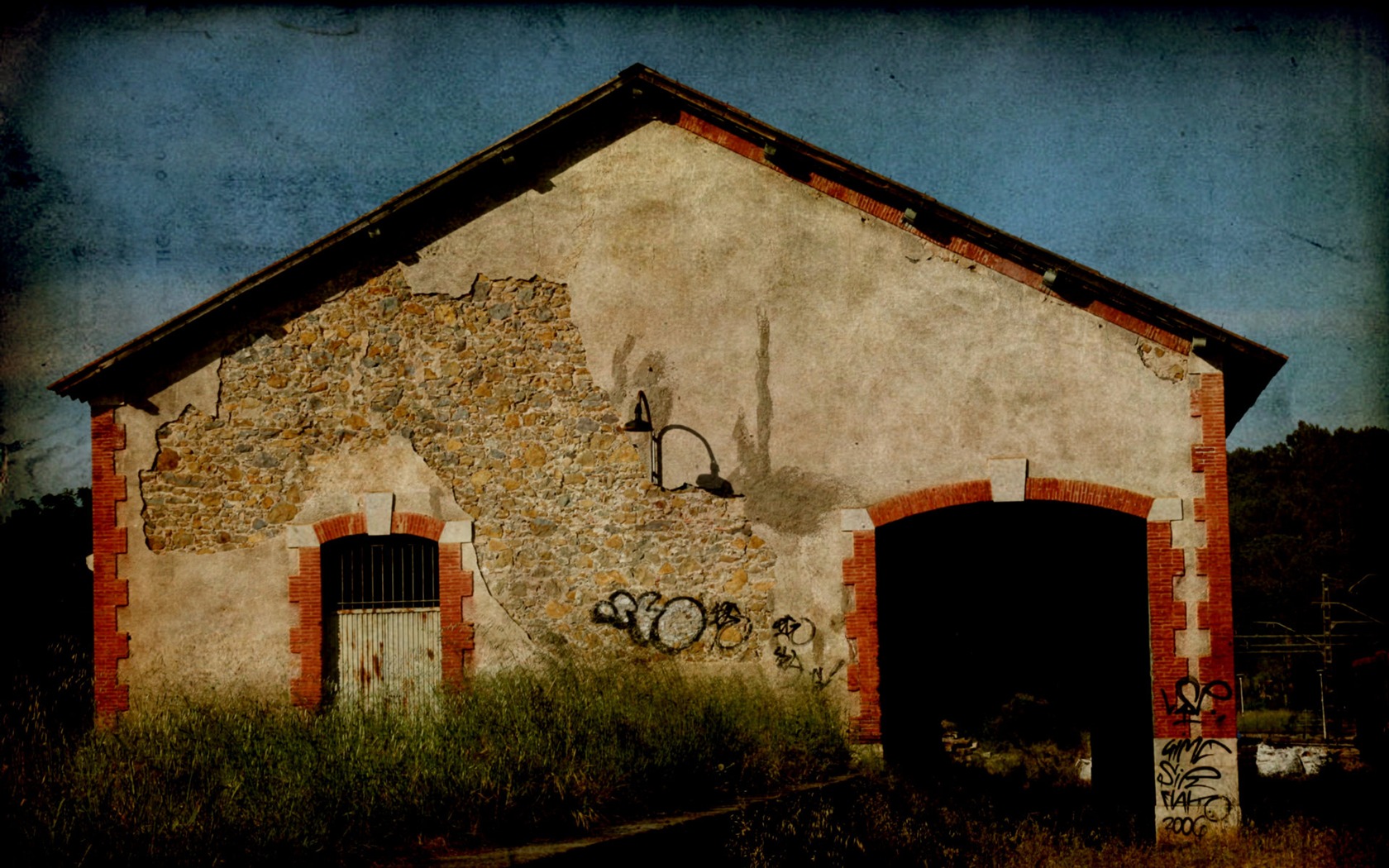 Španělsko Girona HDR-styl tapety #12 - 1680x1050