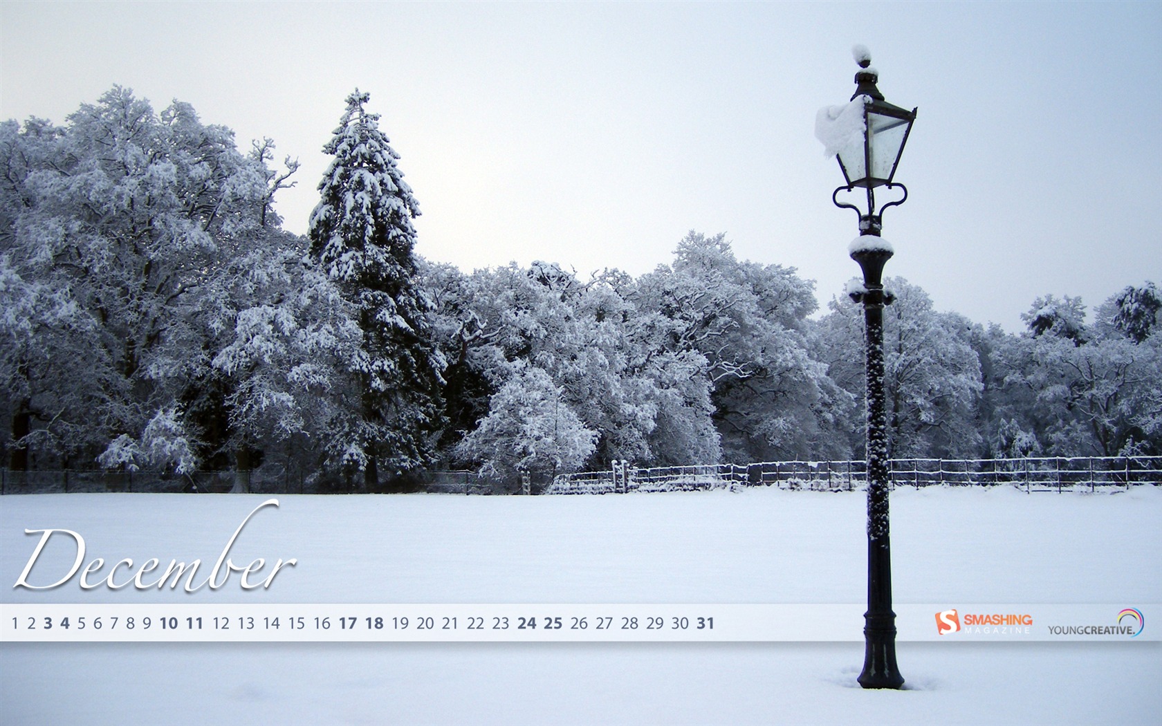 Dezember 2011 Kalender Wallpaper (2) #15 - 1680x1050