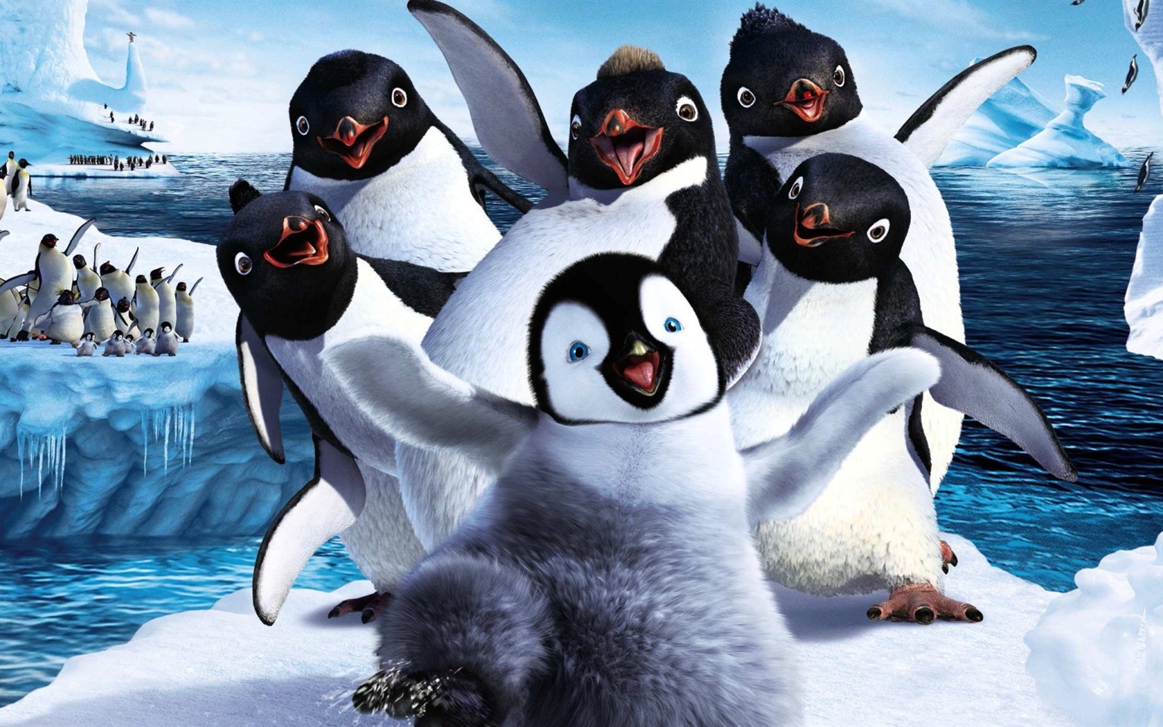 Happy Feet Two HD wallpapers #1 - 1680x1050