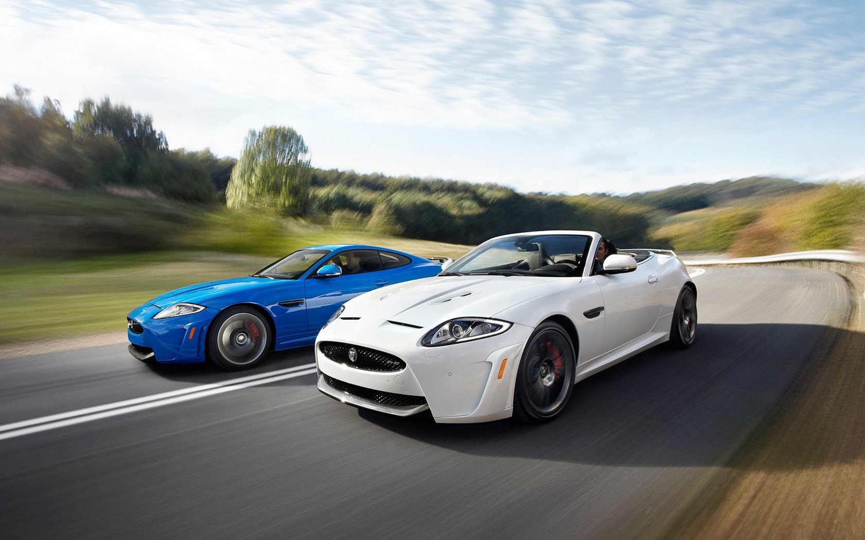 2013 재규어 XK XKR - S 컨버터블 자동차 배경 화면 #2 - 1680x1050