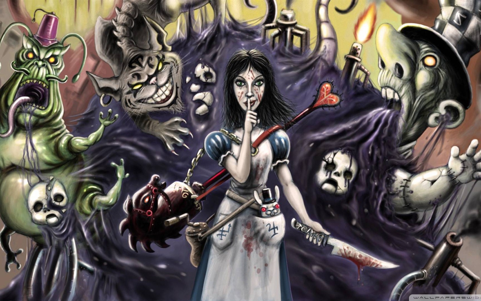 Alice: Madness Devoluciones fondos de pantalla HD #7 - 1680x1050