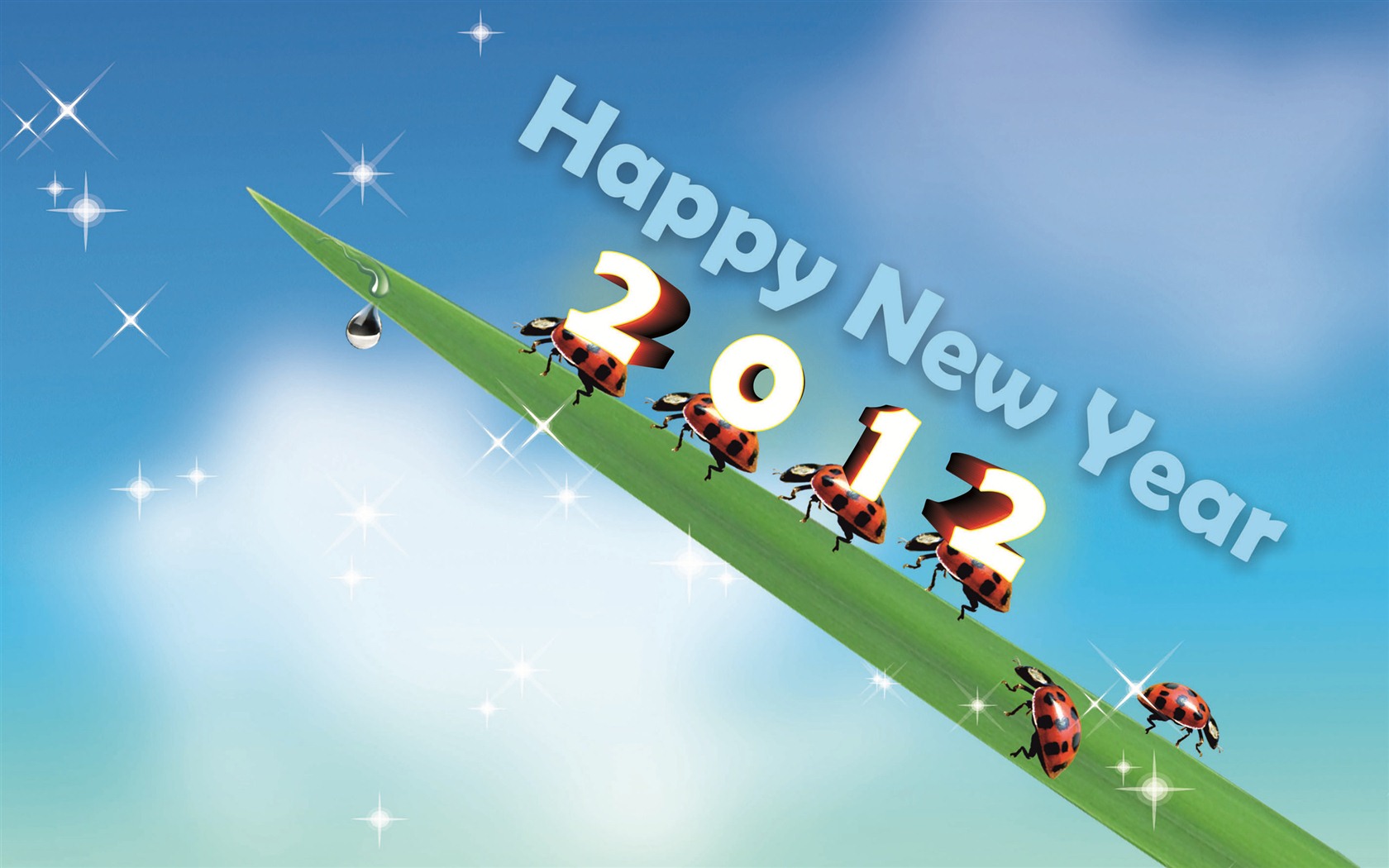 2012 New Year wallpapers (2) #8 - 1680x1050