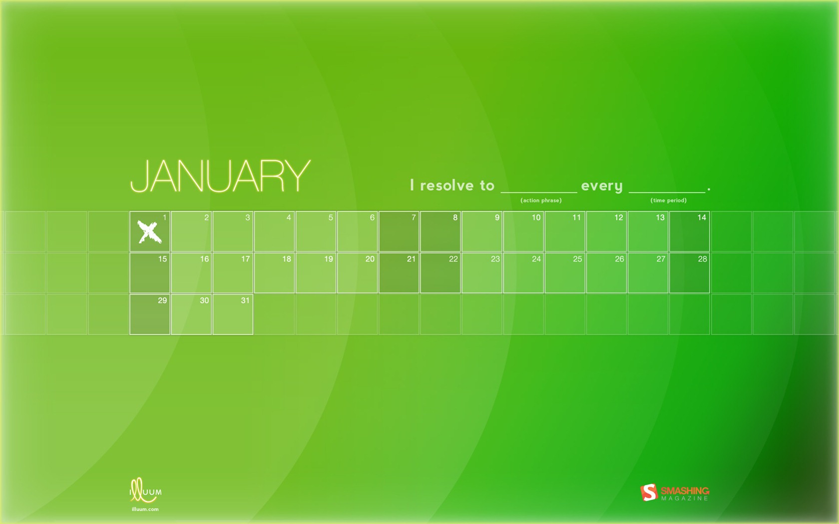 January 2012 Calendar Wallpapers #14 - 1680x1050