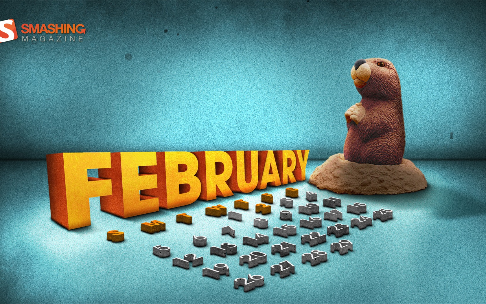 February 2012 Calendar Wallpaper (1) #1 - 1680x1050