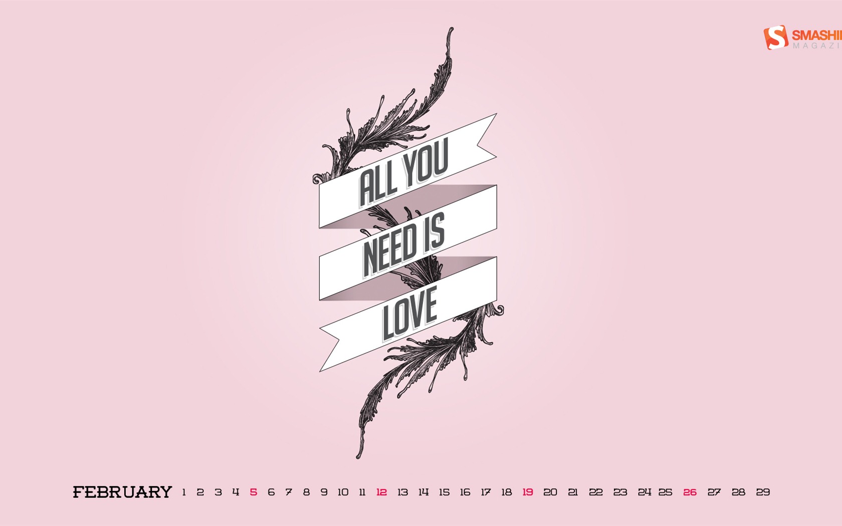 February 2012 Calendar Wallpaper (1) #6 - 1680x1050