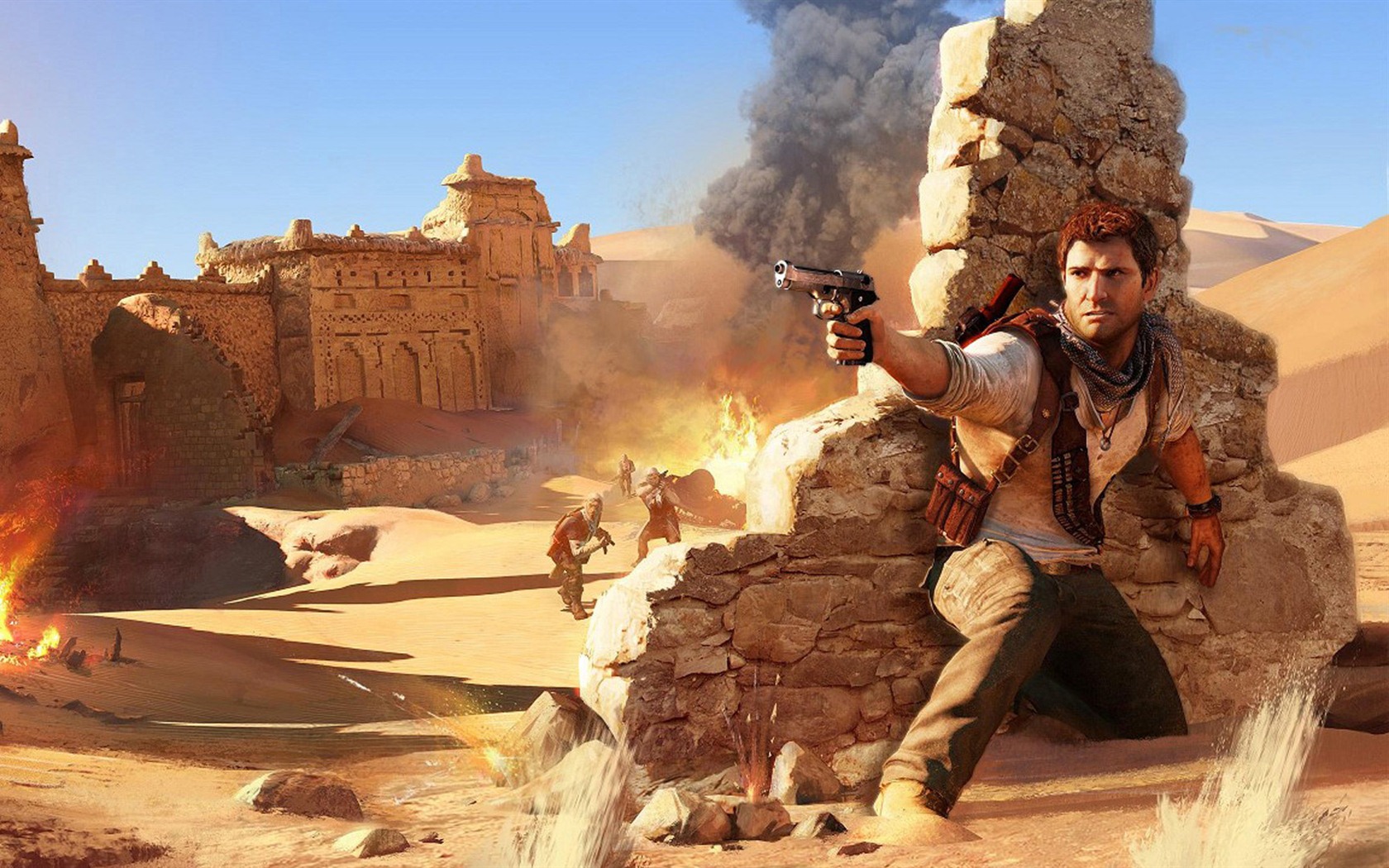 Uncharted 3: El engaño de Drake fondos de pantalla de alta definición #4 - 1680x1050