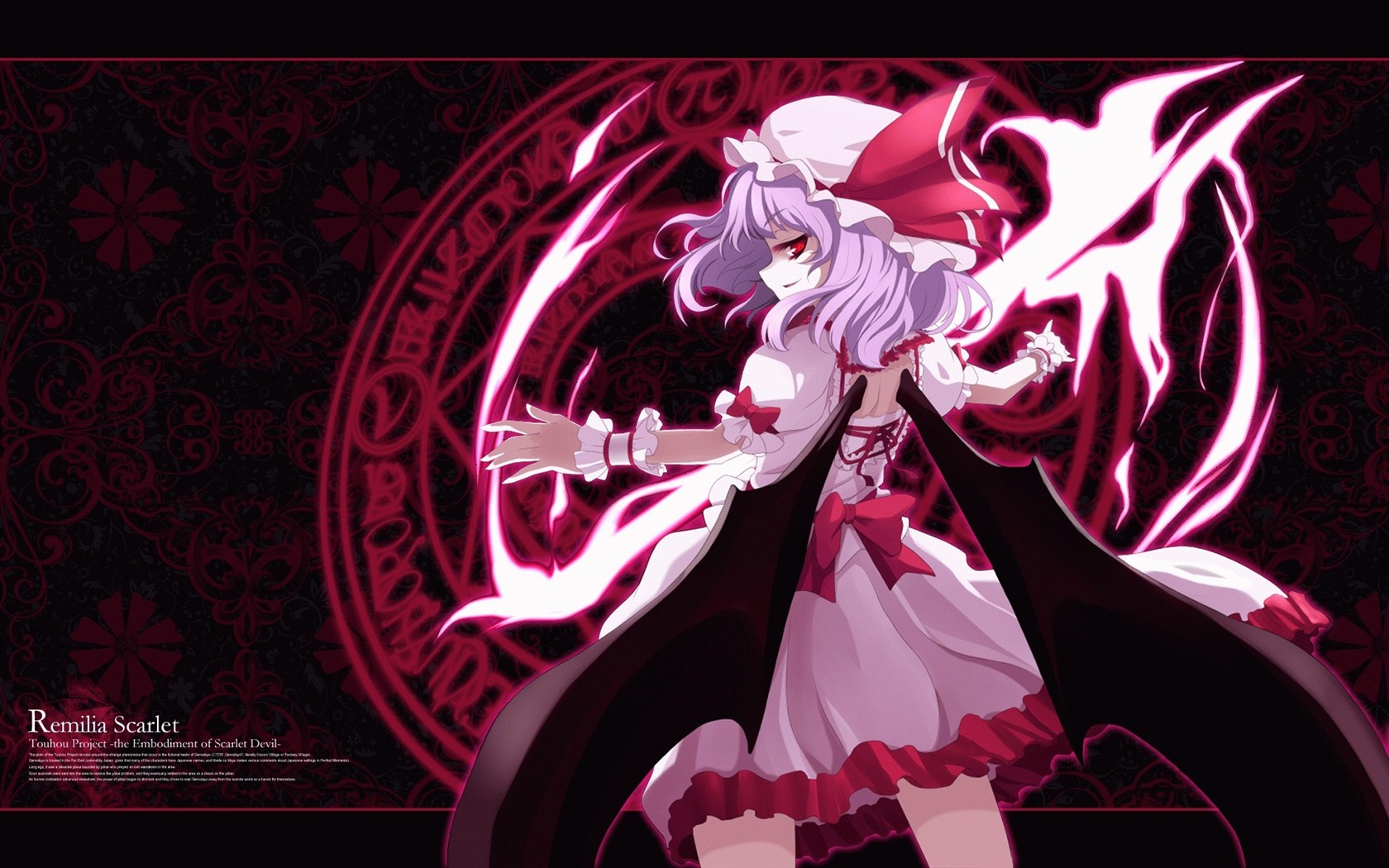 Touhou projekt karikatura HD tapety na plochu #4 - 1680x1050