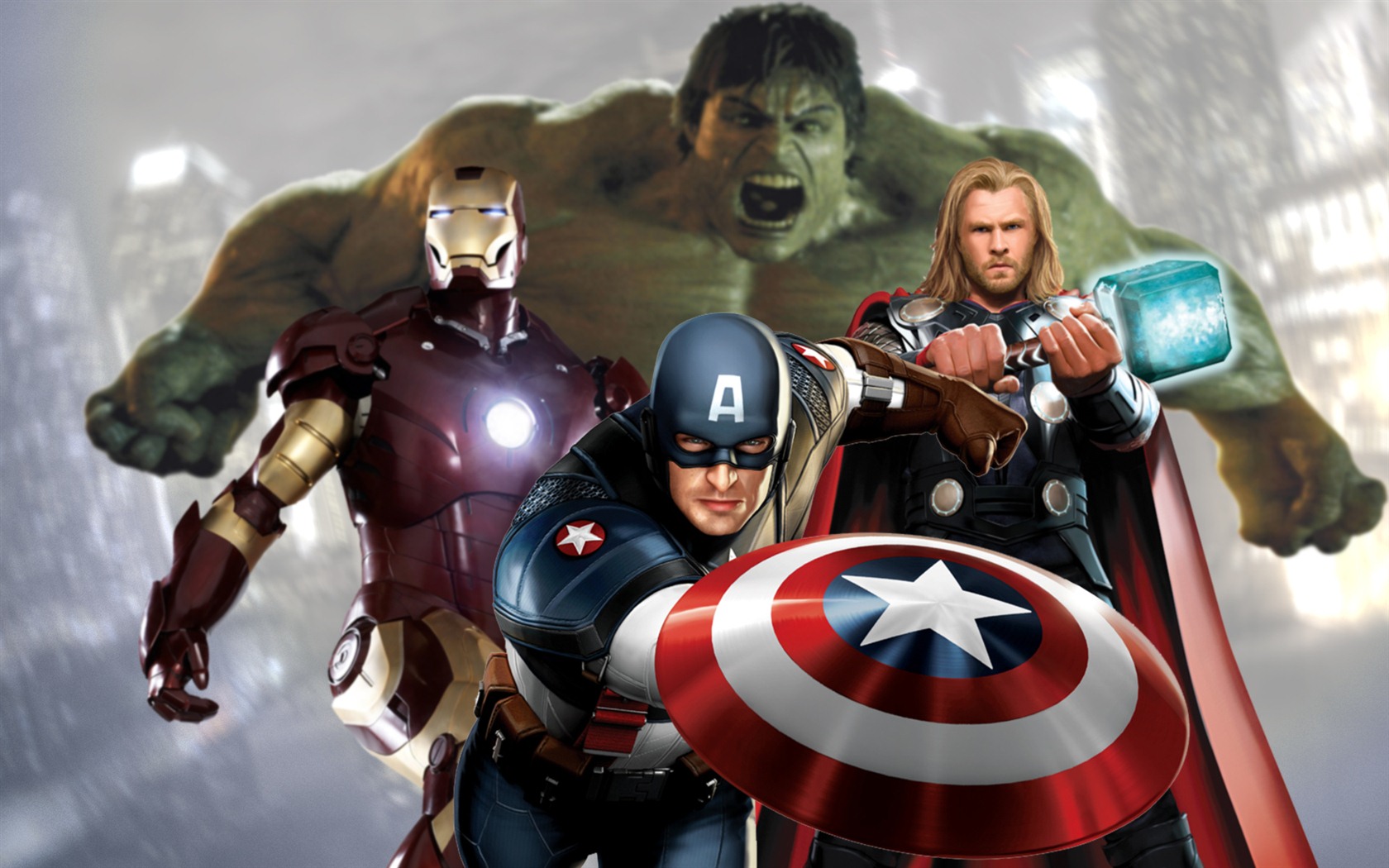 Les fonds d'écran HD 2012 Avengers #2 - 1680x1050