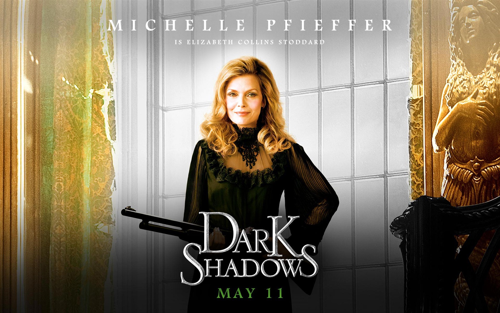 Michelle Pfieffer in Dark Shadows movie wallpaper - 1680x1050
