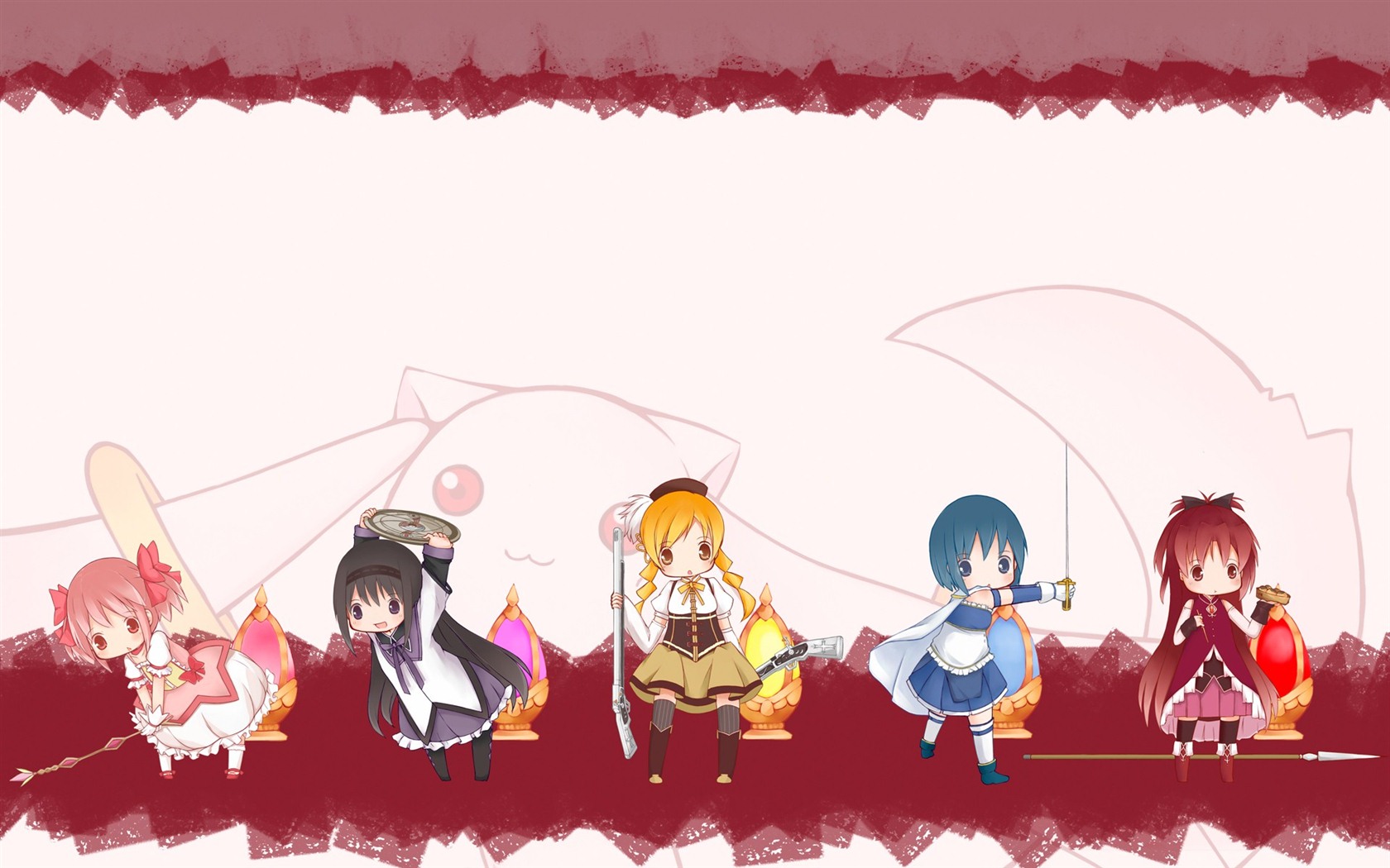 Puella 동방 박사 Madoka Magica의 HD 월페이퍼 #5 - 1680x1050